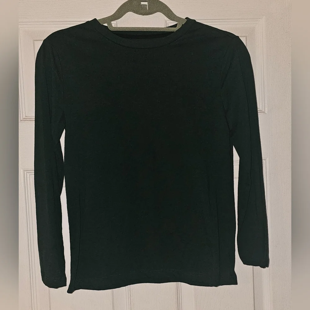 Old Navy Dark Green Long Sleeve Shirt